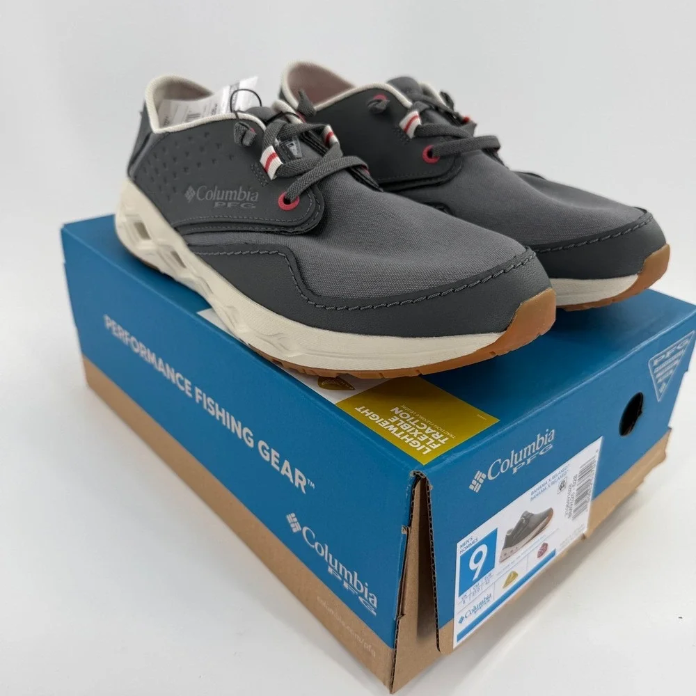 Columbia PFG Bahama X Relaxed Mens Boat Shoes Grill Sunset Red BM9625-028 9